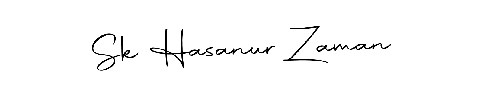 Sk Hasanur Zaman stylish signature style. Best Handwritten Sign (Autography-DOLnW) for my name. Handwritten Signature Collection Ideas for my name Sk Hasanur Zaman. Sk Hasanur Zaman signature style 10 images and pictures png