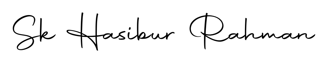 Download transparent PNG signature for name Sk Hasibur Rahman styled with Autography-DOLnW font. Ready to paste directly into PDF and Word agreements. Sk Hasibur Rahman signature style 10 images and pictures png