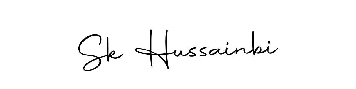 How to make Sk Hussainbi name signature. Use Autography-DOLnW style for creating short signs online. This is the latest handwritten sign. Sk Hussainbi signature style 10 images and pictures png