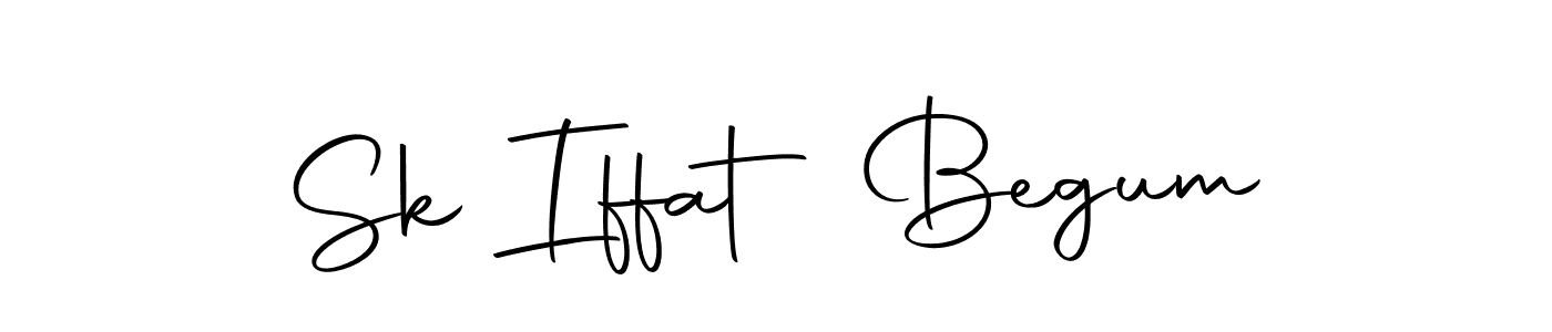 The best way (Autography-DOLnW) to make a short signature is to pick only two or three words in your name. The name Sk Iffat Begum include a total of six letters. For converting this name. Sk Iffat Begum signature style 10 images and pictures png