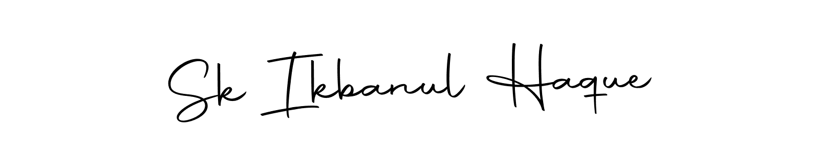 Make a beautiful signature design for name Sk Ikbanul Haque. Use this online signature maker to create a handwritten signature for free. Sk Ikbanul Haque signature style 10 images and pictures png