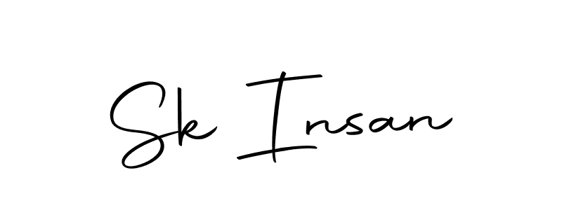 You should practise on your own different ways (Autography-DOLnW) to write your name (Sk Insan) in signature. don't let someone else do it for you. Sk Insan signature style 10 images and pictures png