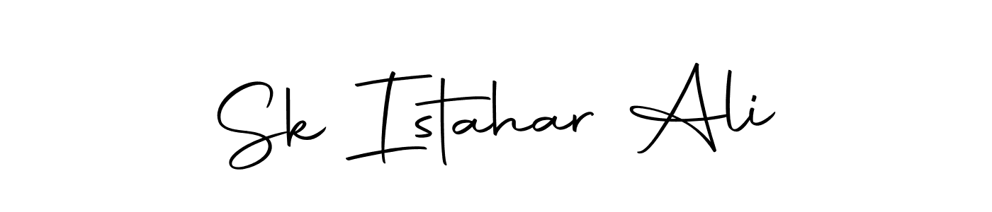 Use a signature maker to create a handwritten signature online. With this signature software, you can design (Autography-DOLnW) your own signature for name Sk Istahar Ali. Sk Istahar Ali signature style 10 images and pictures png