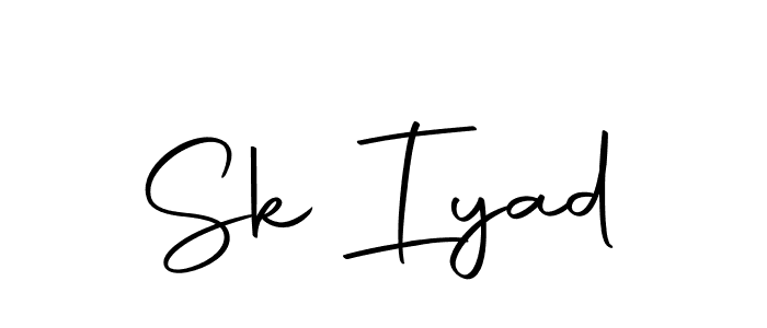 Make a beautiful signature design for name Sk Iyad. Use this online signature maker to create a handwritten signature for free. Sk Iyad signature style 10 images and pictures png