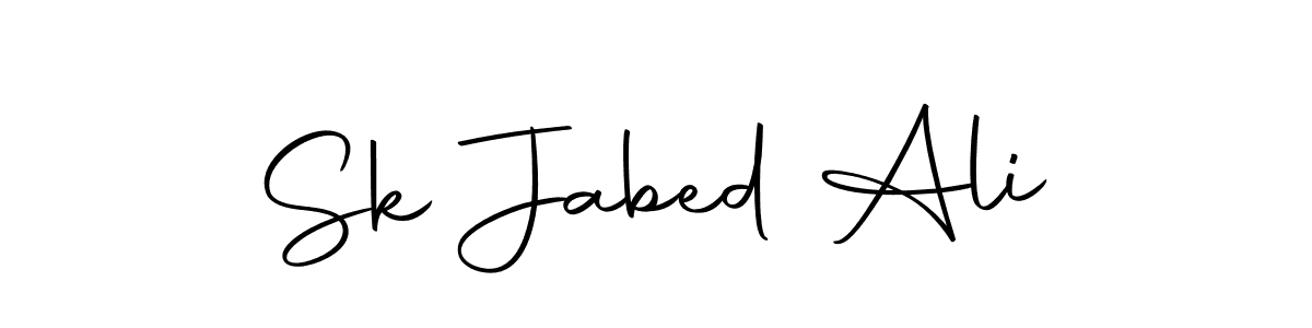 Make a beautiful signature design for name Sk Jabed Ali. With this signature (Autography-DOLnW) style, you can create a handwritten signature for free. Sk Jabed Ali signature style 10 images and pictures png