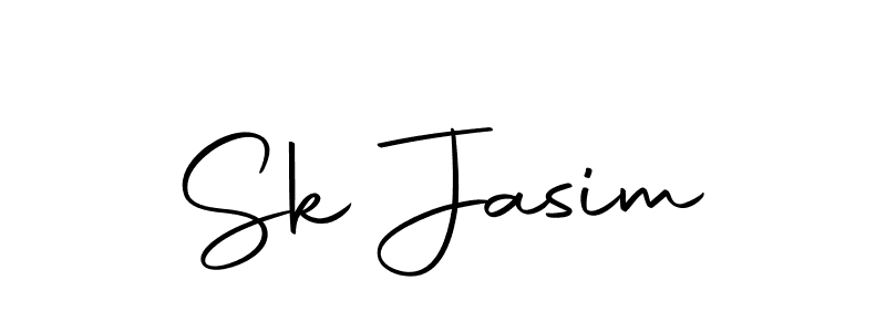 Design your own signature with our free online signature maker. With this signature software, you can create a handwritten (Autography-DOLnW) signature for name Sk Jasim. Sk Jasim signature style 10 images and pictures png