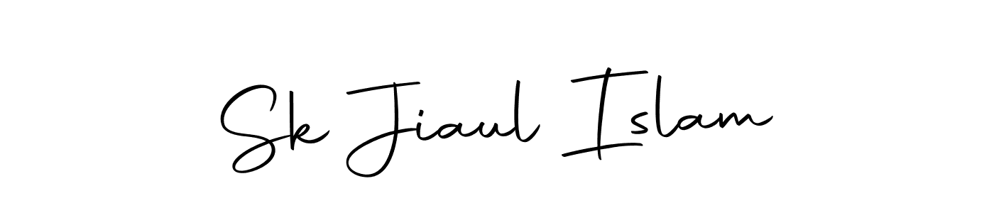 Use a signature maker to create a handwritten signature online. With this signature software, you can design (Autography-DOLnW) your own signature for name Sk Jiaul Islam. Sk Jiaul Islam signature style 10 images and pictures png
