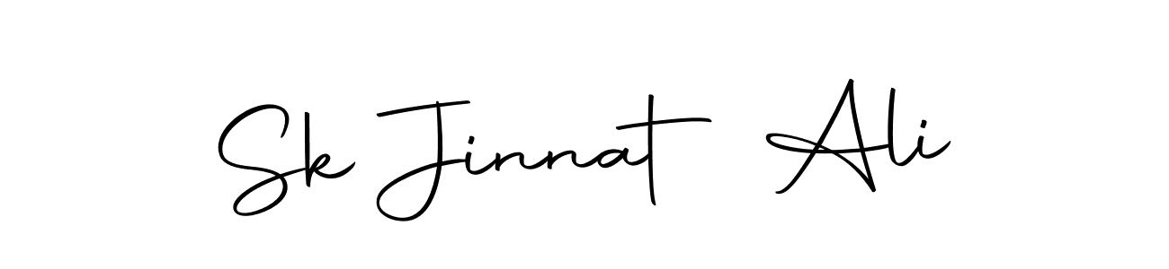 if you are searching for the best signature style for your name Sk Jinnat Ali. so please give up your signature search. here we have designed multiple signature styles  using Autography-DOLnW. Sk Jinnat Ali signature style 10 images and pictures png