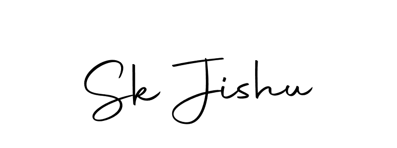 if you are searching for the best signature style for your name Sk Jishu. so please give up your signature search. here we have designed multiple signature styles  using Autography-DOLnW. Sk Jishu signature style 10 images and pictures png