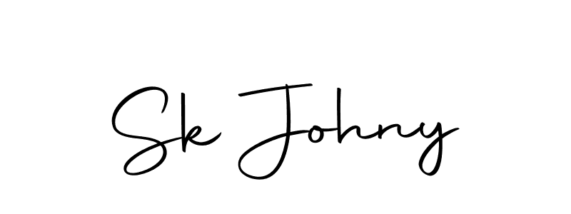 You should practise on your own different ways (Autography-DOLnW) to write your name (Sk Johny) in signature. don't let someone else do it for you. Sk Johny signature style 10 images and pictures png