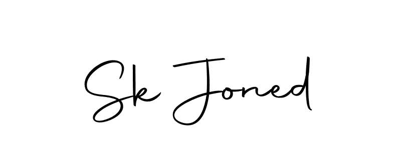 Design your own signature with our free online signature maker. With this signature software, you can create a handwritten (Autography-DOLnW) signature for name Sk Joned. Sk Joned signature style 10 images and pictures png