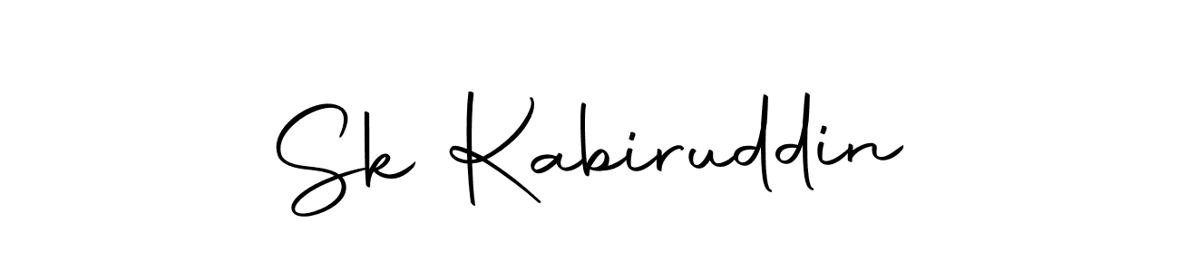 Make a beautiful signature design for name Sk Kabiruddin. With this signature (Autography-DOLnW) style, you can create a handwritten signature for free. Sk Kabiruddin signature style 10 images and pictures png