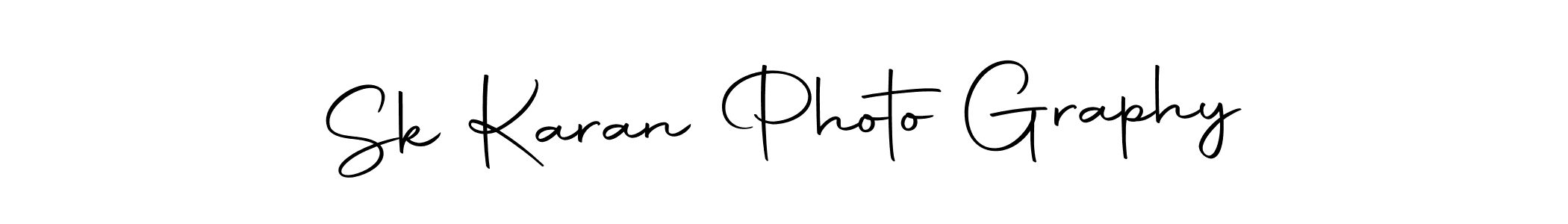 Make a beautiful signature design for name Sk Karan Photo Graphy. With this signature (Autography-DOLnW) style, you can create a handwritten signature for free. Sk Karan Photo Graphy signature style 10 images and pictures png