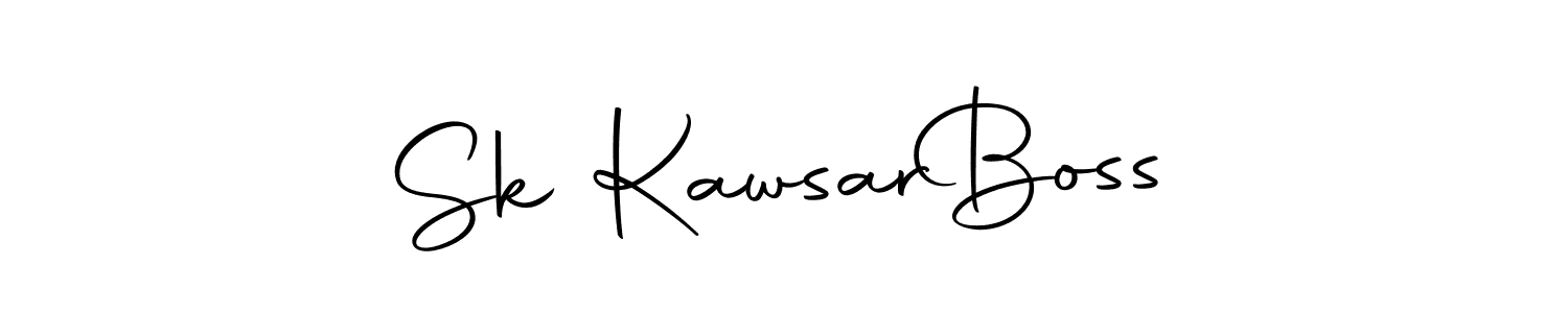 You should practise on your own different ways (Autography-DOLnW) to write your name (Sk Kawsar  Boss) in signature. don't let someone else do it for you. Sk Kawsar  Boss signature style 10 images and pictures png