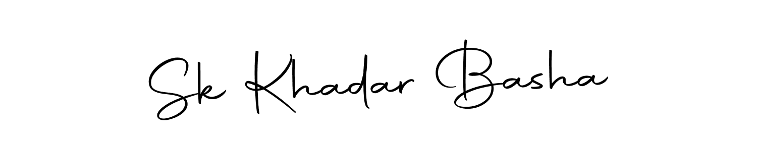 How to make Sk Khadar Basha signature? Autography-DOLnW is a professional autograph style. Create handwritten signature for Sk Khadar Basha name. Sk Khadar Basha signature style 10 images and pictures png