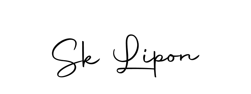 How to make Sk Lipon signature? Autography-DOLnW is a professional autograph style. Create handwritten signature for Sk Lipon name. Sk Lipon signature style 10 images and pictures png
