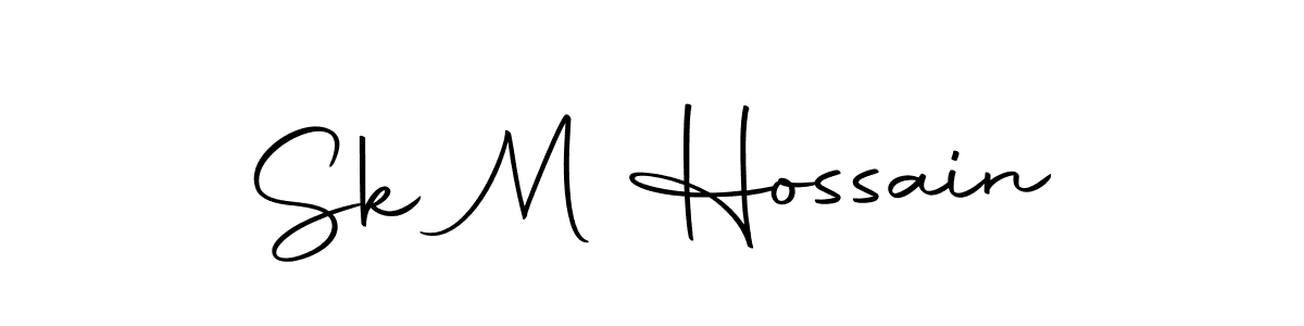 Make a beautiful signature design for name Sk M Hossain. Use this online signature maker to create a handwritten signature for free. Sk M Hossain signature style 10 images and pictures png