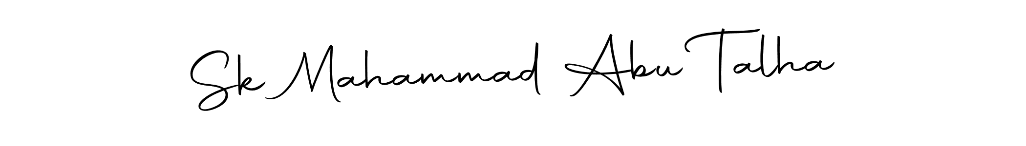 You should practise on your own different ways (Autography-DOLnW) to write your name (Sk Mahammad Abu Talha) in signature. don't let someone else do it for you. Sk Mahammad Abu Talha signature style 10 images and pictures png