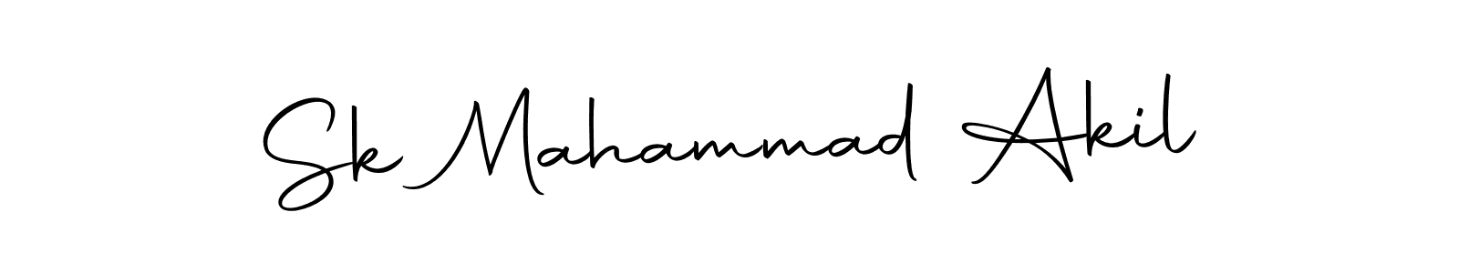 Make a beautiful signature design for name Sk Mahammad Akil. With this signature (Autography-DOLnW) style, you can create a handwritten signature for free. Sk Mahammad Akil signature style 10 images and pictures png