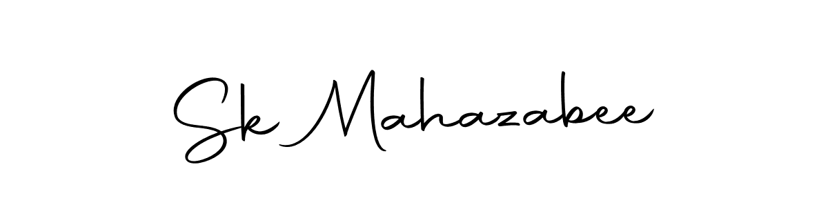You should practise on your own different ways (Autography-DOLnW) to write your name (Sk Mahazabee) in signature. don't let someone else do it for you. Sk Mahazabee signature style 10 images and pictures png