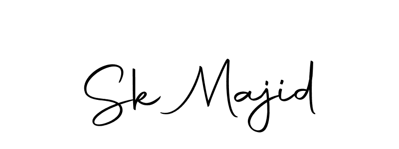Create a beautiful signature design for name Sk Majid. With this signature (Autography-DOLnW) fonts, you can make a handwritten signature for free. Sk Majid signature style 10 images and pictures png