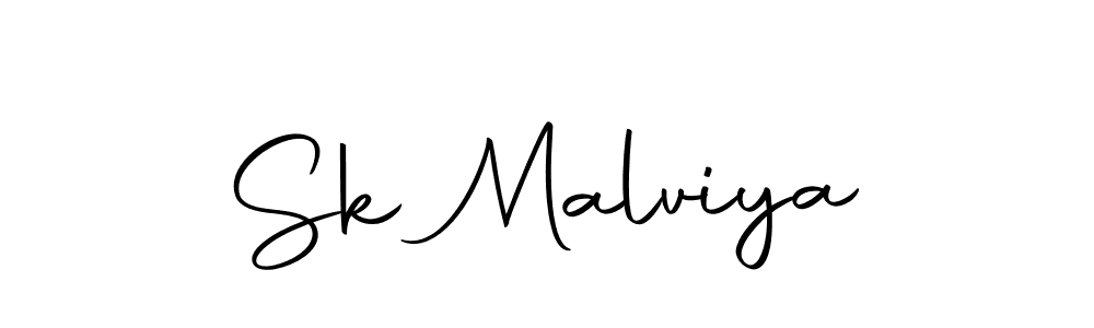 Create a beautiful signature design for name Sk Malviya. With this signature (Autography-DOLnW) fonts, you can make a handwritten signature for free. Sk Malviya signature style 10 images and pictures png