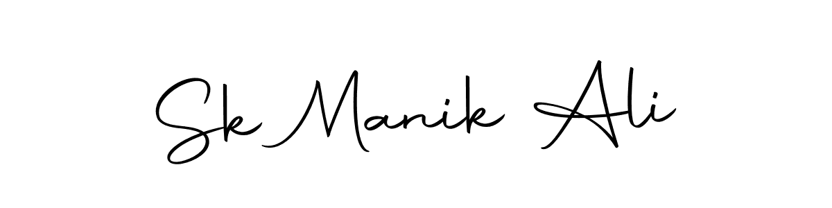 Similarly Autography-DOLnW is the best handwritten signature design. Signature creator online .You can use it as an online autograph creator for name Sk Manik Ali. Sk Manik Ali signature style 10 images and pictures png