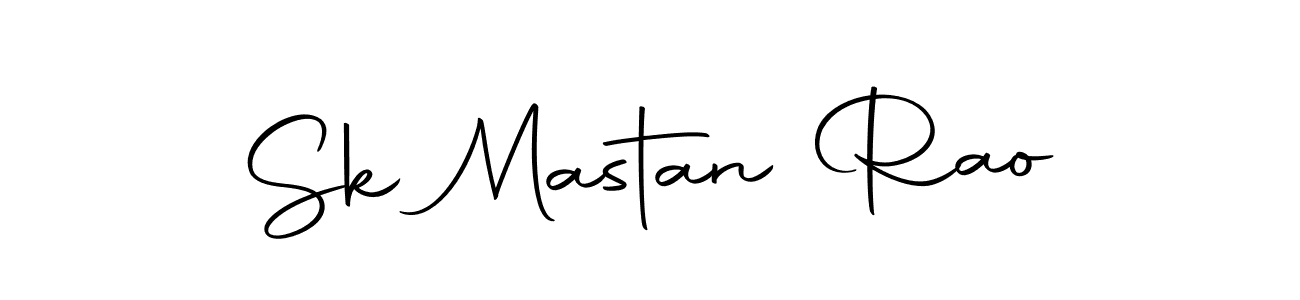 Create a beautiful signature design for name Sk Mastan Rao. With this signature (Autography-DOLnW) fonts, you can make a handwritten signature for free. Sk Mastan Rao signature style 10 images and pictures png