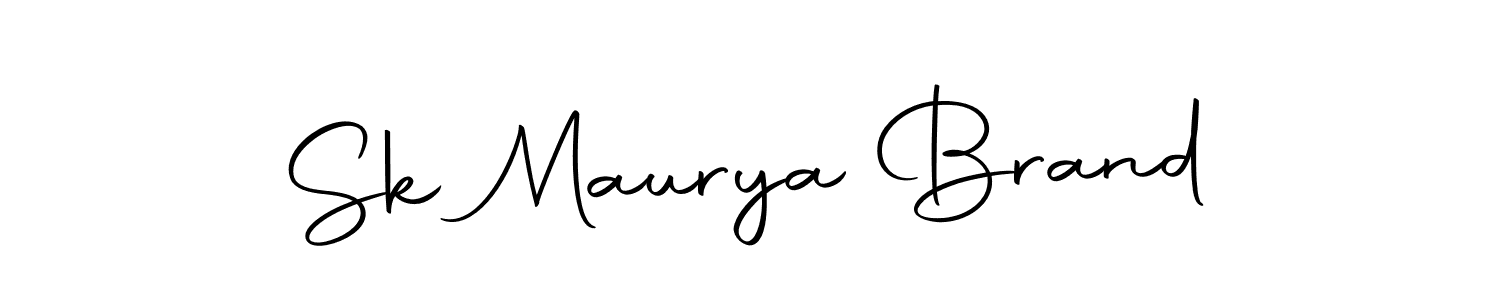 How to make Sk Maurya Brand signature? Autography-DOLnW is a professional autograph style. Create handwritten signature for Sk Maurya Brand name. Sk Maurya Brand signature style 10 images and pictures png