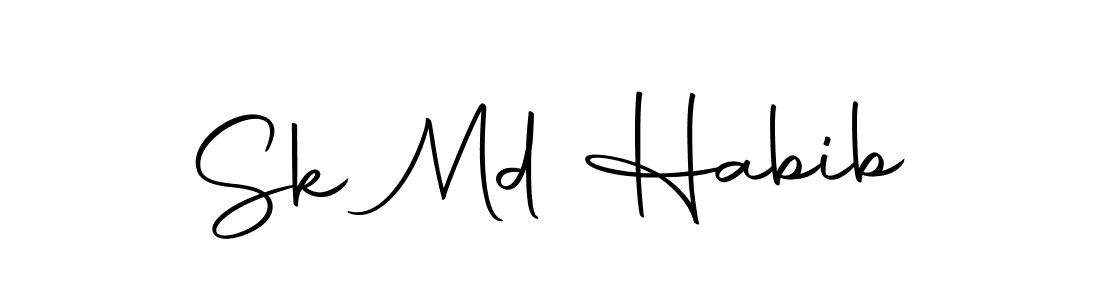 You should practise on your own different ways (Autography-DOLnW) to write your name (Sk Md Habib) in signature. don't let someone else do it for you. Sk Md Habib signature style 10 images and pictures png