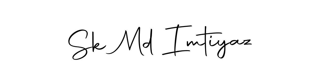 Use a signature maker to create a handwritten signature online. With this signature software, you can design (Autography-DOLnW) your own signature for name Sk Md Imtiyaz. Sk Md Imtiyaz signature style 10 images and pictures png