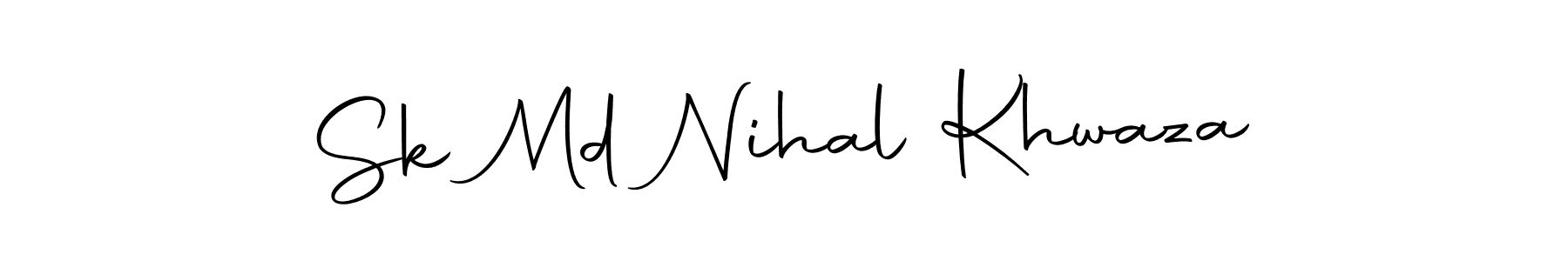 Also we have Sk Md Nihal Khwaza name is the best signature style. Create professional handwritten signature collection using Autography-DOLnW autograph style. Sk Md Nihal Khwaza signature style 10 images and pictures png