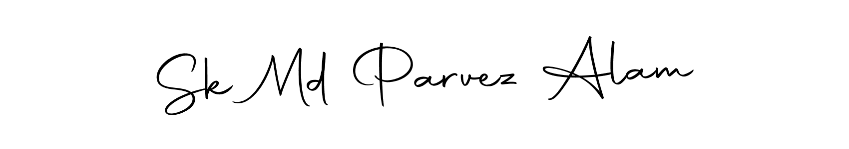 if you are searching for the best signature style for your name Sk Md Parvez Alam. so please give up your signature search. here we have designed multiple signature styles  using Autography-DOLnW. Sk Md Parvez Alam signature style 10 images and pictures png