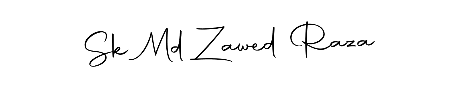Sk Md Zawed Raza stylish signature style. Best Handwritten Sign (Autography-DOLnW) for my name. Handwritten Signature Collection Ideas for my name Sk Md Zawed Raza. Sk Md Zawed Raza signature style 10 images and pictures png