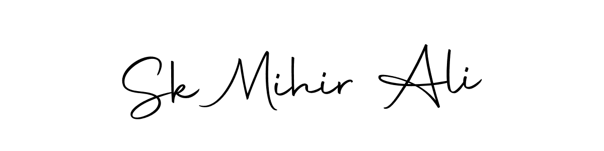 How to make Sk Mihir Ali signature? Autography-DOLnW is a professional autograph style. Create handwritten signature for Sk Mihir Ali name. Sk Mihir Ali signature style 10 images and pictures png