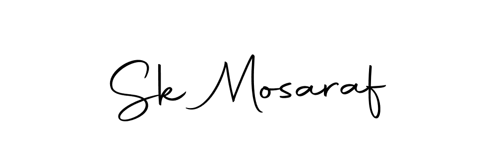 How to make Sk Mosaraf signature? Autography-DOLnW is a professional autograph style. Create handwritten signature for Sk Mosaraf name. Sk Mosaraf signature style 10 images and pictures png