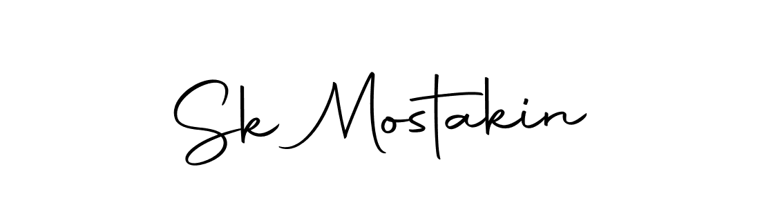 Make a beautiful signature design for name Sk Mostakin. With this signature (Autography-DOLnW) style, you can create a handwritten signature for free. Sk Mostakin signature style 10 images and pictures png