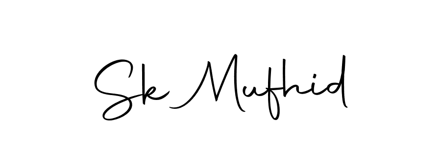 Make a beautiful signature design for name Sk Mufhid. With this signature (Autography-DOLnW) style, you can create a handwritten signature for free. Sk Mufhid signature style 10 images and pictures png