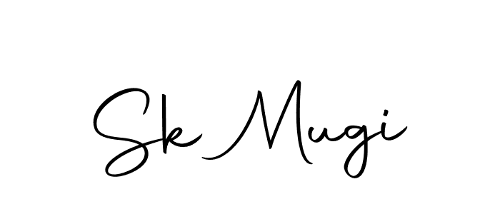 Use a signature maker to create a handwritten signature online. With this signature software, you can design (Autography-DOLnW) your own signature for name Sk Mugi. Sk Mugi signature style 10 images and pictures png