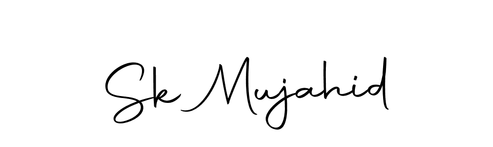 Sk Mujahid stylish signature style. Best Handwritten Sign (Autography-DOLnW) for my name. Handwritten Signature Collection Ideas for my name Sk Mujahid. Sk Mujahid signature style 10 images and pictures png