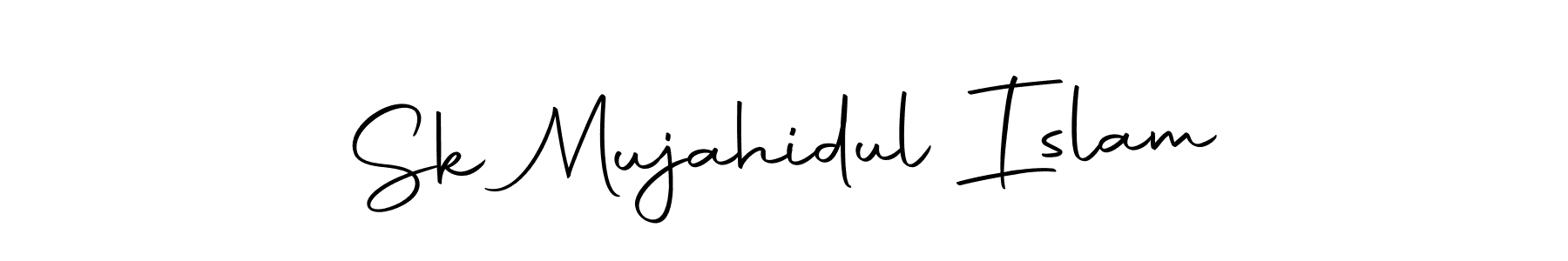 Sk Mujahidul Islam stylish signature style. Best Handwritten Sign (Autography-DOLnW) for my name. Handwritten Signature Collection Ideas for my name Sk Mujahidul Islam. Sk Mujahidul Islam signature style 10 images and pictures png