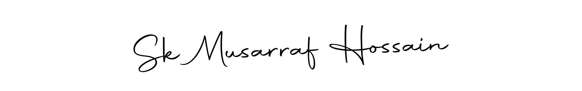 You should practise on your own different ways (Autography-DOLnW) to write your name (Sk Musarraf Hossain) in signature. don't let someone else do it for you. Sk Musarraf Hossain signature style 10 images and pictures png