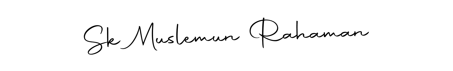 You should practise on your own different ways (Autography-DOLnW) to write your name (Sk Muslemun Rahaman) in signature. don't let someone else do it for you. Sk Muslemun Rahaman signature style 10 images and pictures png