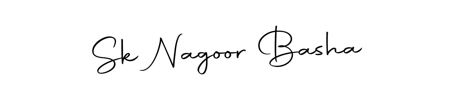 Use a signature maker to create a handwritten signature online. With this signature software, you can design (Autography-DOLnW) your own signature for name Sk Nagoor Basha. Sk Nagoor Basha signature style 10 images and pictures png