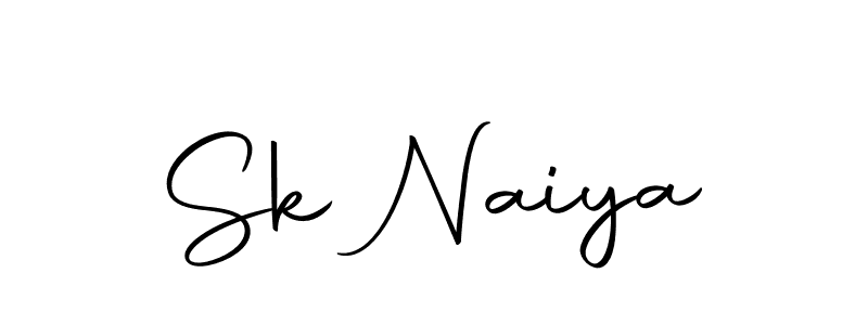 Make a beautiful signature design for name Sk Naiya. With this signature (Autography-DOLnW) style, you can create a handwritten signature for free. Sk Naiya signature style 10 images and pictures png