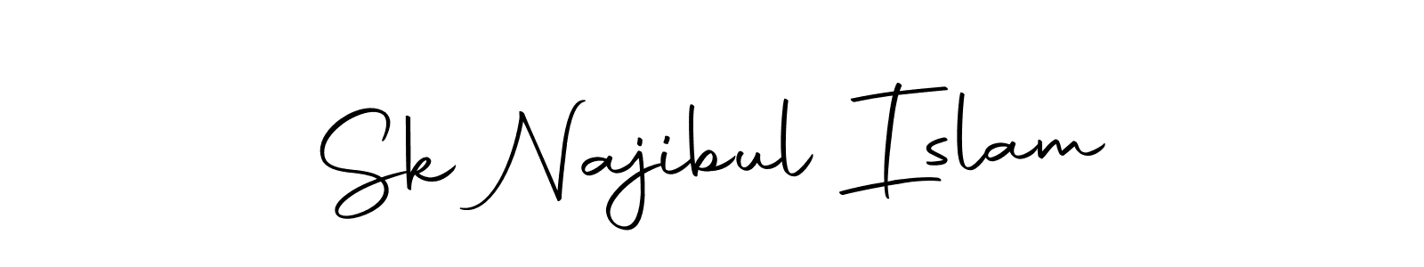 You should practise on your own different ways (Autography-DOLnW) to write your name (Sk Najibul Islam) in signature. don't let someone else do it for you. Sk Najibul Islam signature style 10 images and pictures png