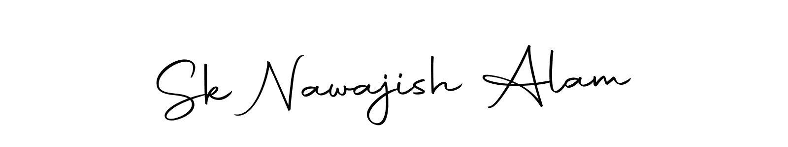 Use a signature maker to create a handwritten signature online. With this signature software, you can design (Autography-DOLnW) your own signature for name Sk Nawajish Alam. Sk Nawajish Alam signature style 10 images and pictures png