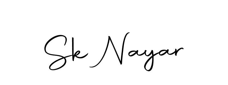 Design your own signature with our free online signature maker. With this signature software, you can create a handwritten (Autography-DOLnW) signature for name Sk Nayar. Sk Nayar signature style 10 images and pictures png