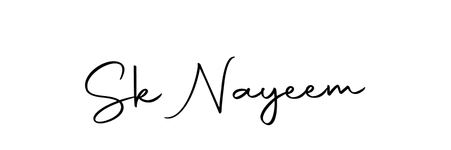 You should practise on your own different ways (Autography-DOLnW) to write your name (Sk Nayeem) in signature. don't let someone else do it for you. Sk Nayeem signature style 10 images and pictures png