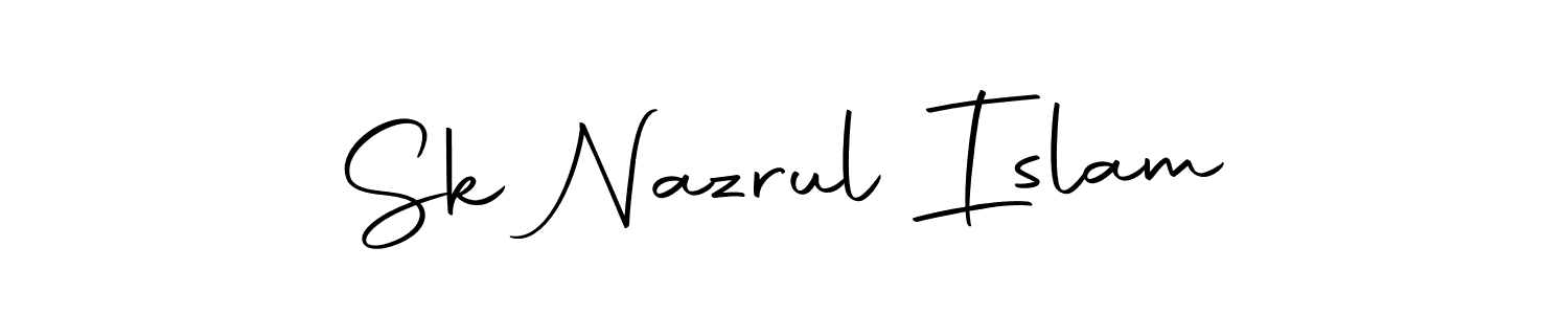 Make a beautiful signature design for name Sk Nazrul Islam. With this signature (Autography-DOLnW) style, you can create a handwritten signature for free. Sk Nazrul Islam signature style 10 images and pictures png